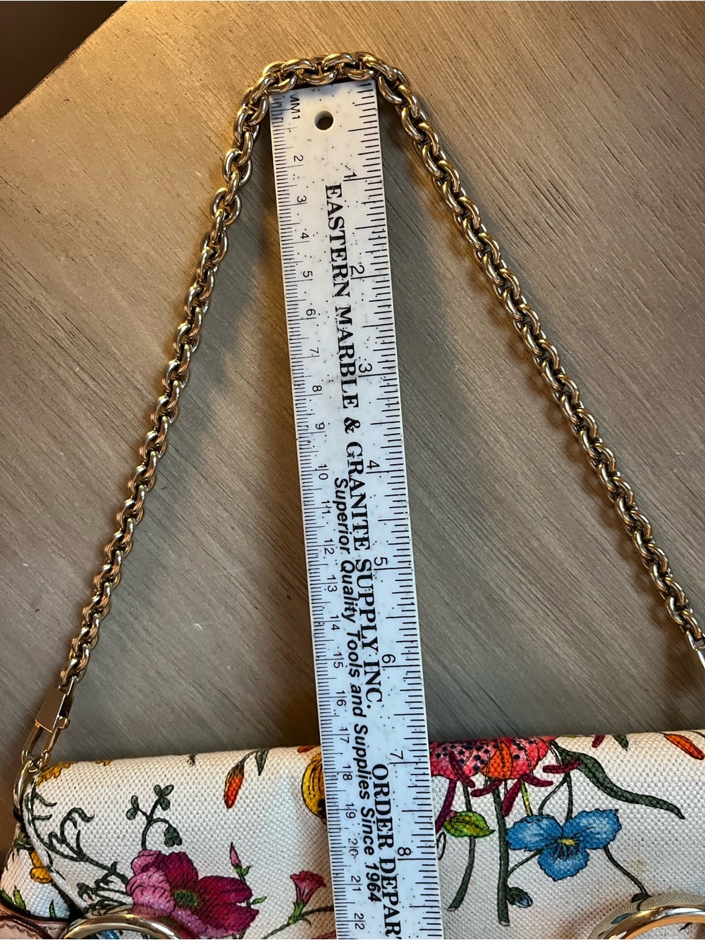 Gucci FLORA Horsebit Gold Chain Evening purse MINT - RARE / TOM FORD ERA - Picture 15 of 15